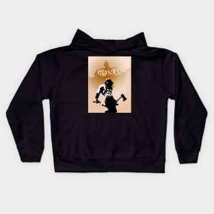 Conan - Board Games Design - Movie Poster Style - Board Game Art Kids Hoodie